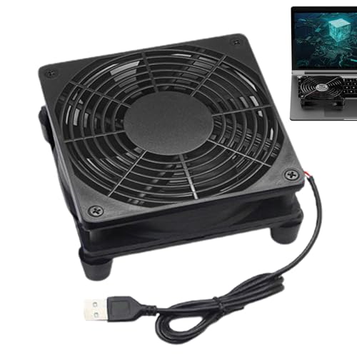 Router Kühler Lüfter - Tragbarer Lüfter für Laptop USB Laptop Lüfter Lüfter Lüfter für Schleier Gebläse für Computer Geräte mit U-Stromversorgung Router Kühler Lüfter - Tragbarer Lüfter für Laptop USB Laptop Lüfter Lüfter Lüfter für Schleier Gebläse für Computer Geräte mit U-Stromversorgung von Generisch