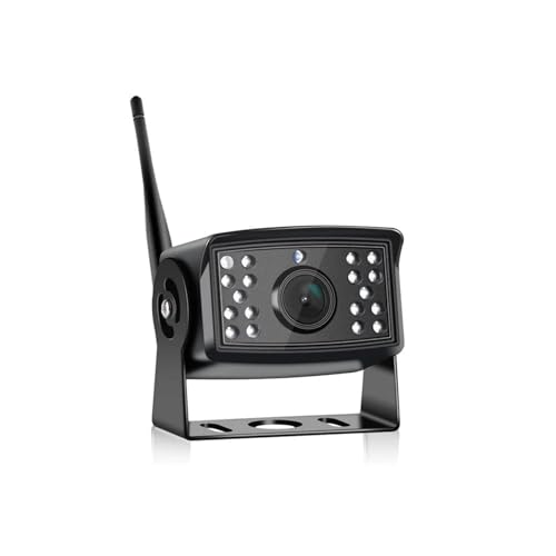 Rückfahrkamera mit Richtlinien 7 Zoll AHD Wireless DVR Auto Monitor Display Fahrzeug Bildschirm Rückansicht für LKW für Reverse Back Up Recorder WiFi Kamera(Only Monitor) von Generisch