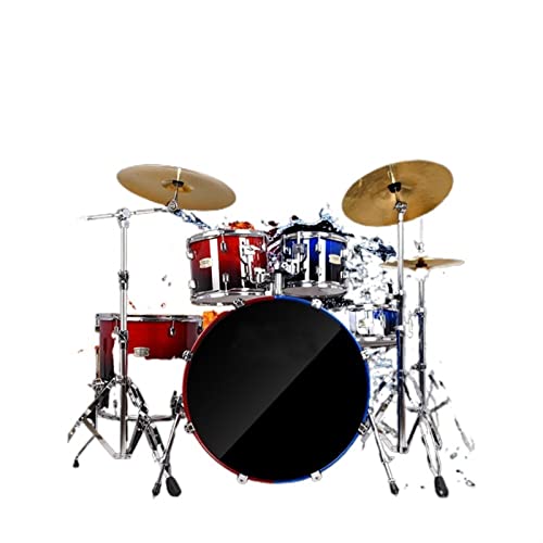 Schlagzeug Schlagzeug Musikinstrument mit Becken und Drumsticks für Anfänger und Profis Schlagzeug Schlagzeug Musikinstrument mit Becken und Drumsticks für Anfänger und Profis von Generisch