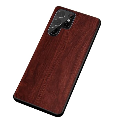 Schlanke Hülle Für Samsung Galaxy S25/S25 Plus/S25 Ultra, Lederhülle Mit Retro-Holzmuster Und Linsenschutz, Kabellose Ladehülle,S25 Plus,Brown Schlanke Hülle Für Samsung Galaxy S25/S25 Plus/S25 Ultra, Lederhülle Mit Retro-Holzmuster Und Linsenschutz, Kabellose Ladehülle,S25 Plus,Brown von Generisch