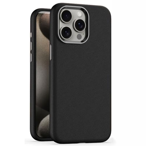 Schlanke Hülle für iPhone 15/15 plus/15 pro/15 pro max, Business-Hülle aus veganem Leder mit magnetischem Saugnapf und Stoßschutz Schlanke Hülle für iPhone 15/15 plus/15 pro/15 pro max, Business-Hülle aus veganem Leder mit magnetischem Saugnapf und Stoßschutz von Generisch