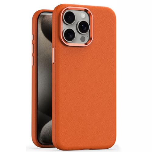 Schlanke Hülle für iPhone 15/15 plus/15 pro/15 pro max, Business-Hülle aus veganem Leder mit magnetischem Saugnapf und Stoßschutz Schlanke Hülle für iPhone 15/15 plus/15 pro/15 pro max, Business-Hülle aus veganem Leder mit magnetischem Saugnapf und Stoßschutz von Generisch