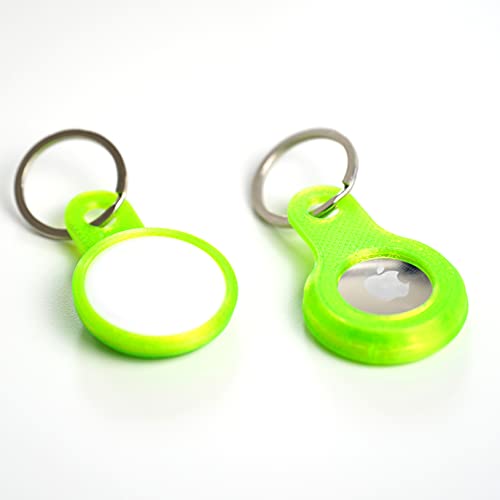 Schlüsselanhänger, Case, Hülle passen für Apple AirTag (DE Versand + Schlüsselring) (grün) von Generisch
