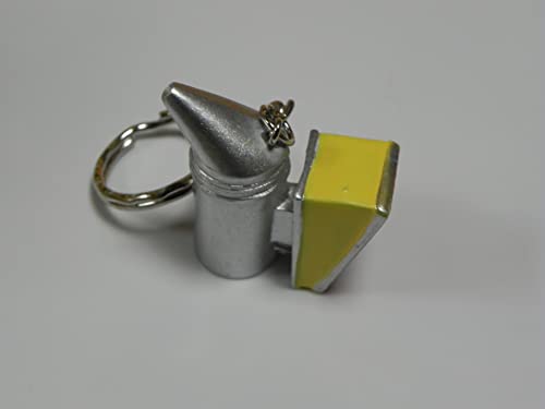 Schlüsselanhänger -Smoker- 4x4cm Imker,Imkerei L: 4 cm, B: 1,6 cm, H: 4 cm von Generisch