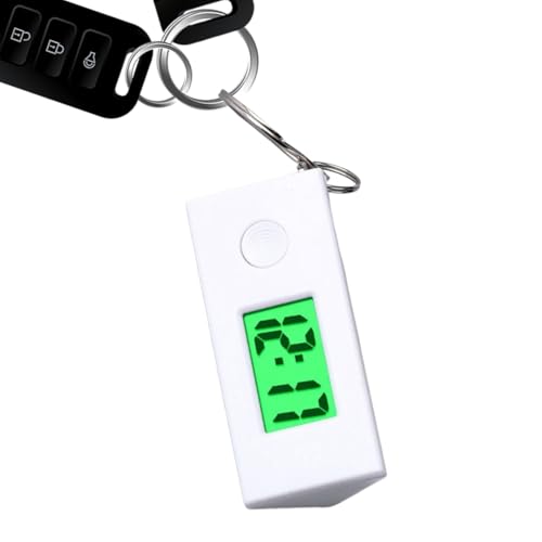 Schlüsselanhänger Uhr | Taschenuhr-Anhänger Mit Karabinerclip - Elektronische Schüleruhr Leichtes & Kompaktes Design für Kinder Erwachsene Jugendliche Sport Accessoires von Generisch