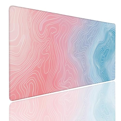Schreibtischunterlage Gaming Mauspad Colorful (1) Mousepad Groß XXL 1600x800x4mm WassXerdicht Anti-Rutsch Mouse Pad, Vernähte Kanten Desk Mouse Mat, Mauspads Verbessert Präzision und Geschwindigkeit von Generisch