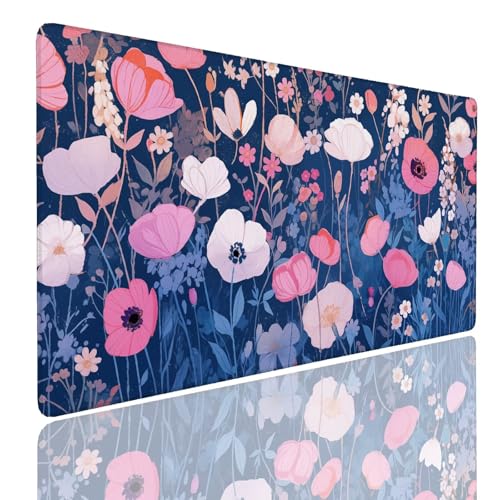 Schreibtischunterlage Gaming Mauspad Dark (6) Mousepad Groß XXL 1600x800x4mm WassXerdicht Anti-Rutsch Mouse Pad, Vernähte Kanten Desk Mouse Mat, Mauspads Verbessert Präzision und Geschwindigkeit von Generisch