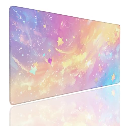 Schreibtischunterlage Gaming Mauspad Design (11) Mousepad Groß XXL 1600x800x4mm WassXerdicht Anti-Rutsch Mouse Pad, Vernähte Kanten Desk Mouse Mat, Mauspads Verbessert Präzision und Geschwindigkeit von Generisch