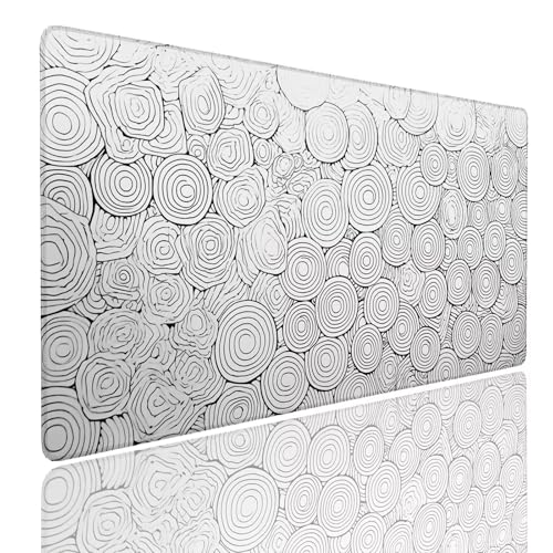 Schreibtischunterlage Gaming Mauspad Drawing (2) Mousepad Groß XXL 700x400x4mm WassXerdicht Anti-Rutsch Mouse Pad, Vernähte Kanten Desk Mouse Mat, Mauspads Verbessert Präzision und Geschwindigkeit von Generisch
