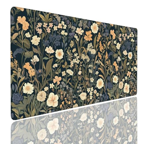 Schreibtischunterlage Gaming Mauspad Forest (6) Mousepad Groß XXL 1600x800x4mm WassXerdicht Anti-Rutsch Mouse Pad, Vernähte Kanten Desk Mouse Mat, Mauspads Verbessert Präzision und Geschwindigkeit von Generisch