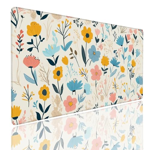 Schreibtischunterlage Gaming Mauspad Gardens (4) Mousepad Groß XXL 1600x800x4mm WassXerdicht Anti-Rutsch Mouse Pad, Vernähte Kanten Desk Mouse Mat, Mauspads Verbessert Präzision und Geschwindigkeit von Generisch