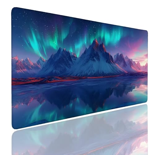 Schreibtischunterlage Gaming Mauspad Gifts (14) Mousepad Groß XXL 900x300x4mm WassXerdicht Anti-Rutsch Mouse Pad, Vernähte Kanten Desk Mouse Mat, Mauspads Verbessert Präzision und Geschwindigkeit von Generisch
