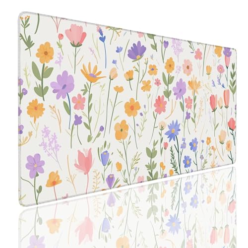 Schreibtischunterlage Gaming Mauspad Gifts (9) Mousepad Groß XXL 1400x600x4mm WassXerdicht Anti-Rutsch Mouse Pad, Vernähte Kanten Desk Mouse Mat, Mauspads Verbessert Präzision und Geschwindigkeit von Generisch