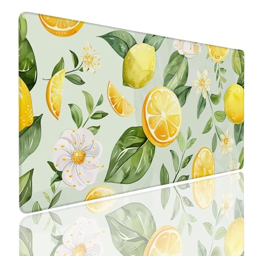 Schreibtischunterlage Gaming Mauspad Lemon Mousepad Groß XXL 1600x800x4mm WassXerdicht Anti-Rutsch Mouse Pad, Vernähte Kanten Desk Mouse Mat, Mauspads Verbessert Präzision und Geschwindigkeit Schreibtischunterlage Gaming Mauspad Lemon Mousepad Groß XXL 1600x800x4mm WassXerdicht Anti-Rutsch Mouse Pad, Vernähte Kanten Desk Mouse Mat, Mauspads Verbessert Präzision und Geschwindigkeit von Generisch