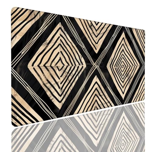 Schreibtischunterlage Gaming Mauspad Line (12) Mousepad Groß XXL 1200x600x4mm WassXerdicht Anti-Rutsch Mouse Pad, Vernähte Kanten Desk Mouse Mat, Mauspads Verbessert Präzision und Geschwindigkeit von Generisch