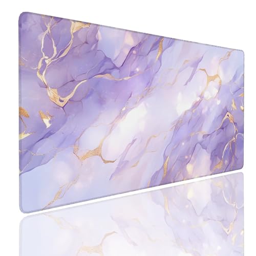 Schreibtischunterlage Gaming Mauspad Luxury (3) Mousepad Groß XXL 600x300x4mm WassXerdicht Anti-Rutsch Mouse Pad, Vernähte Kanten Desk Mouse Mat, Mauspads Verbessert Präzision und Geschwindigkeit von Generisch