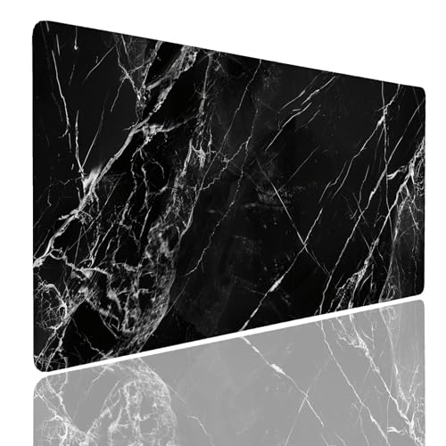 Schreibtischunterlage Gaming Mauspad Marble (11) Mousepad Groß XXL 1200x600x4mm WassXerdicht Anti-Rutsch Mouse Pad, Vernähte Kanten Desk Mouse Mat, Mauspads Verbessert Präzision und Geschwindigkeit von Generisch