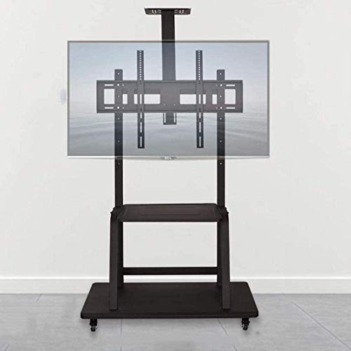 Schwenkbarer Tisch-TV-Ständer mit Rollen für einfache Mobilität und platzsparend, universell passend für die meisten Fernseher, ideal für Wohnzimmer und Schlafzimmer Schwenkbarer Tisch-TV-Ständer mit Rollen für einfache Mobilität und platzsparend, universell passend für die meisten Fernseher, ideal für Wohnzimmer und Schlafzimmer von Generisch