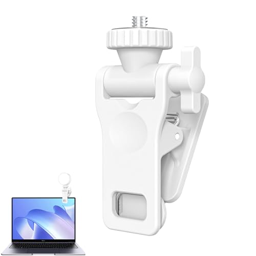 Selfie-Licht-Clip, Halterung für leichte Clip-Halterung - Clip Adapter für Monitor Anti-Slip Kamera - Anhang LED-Lampe, Handyhalterung mit Anschluss an von Generisch