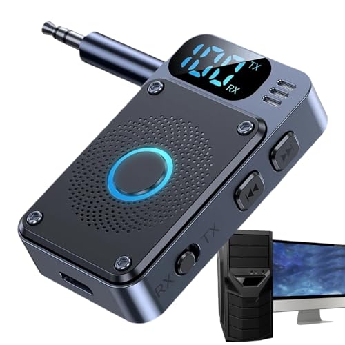 Sender Und Empfänger,Drahtloser Auto-Adapter | 3,5-mm-Empfänger Audio-Konverter für Smartphones, Kopfhörer, Computer, Gitarren & Tablets von Generisch