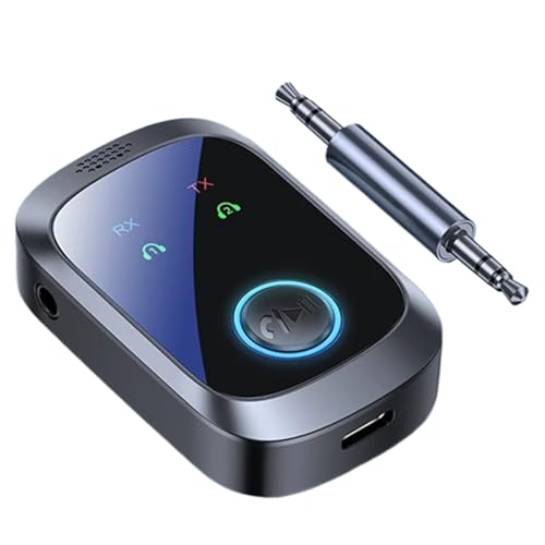 Senderempfänger 2 in 1 - Aux -Audioadapter | Wireless BT Audio Receiver | Airplane Wireless Adapter | Multipoint -Stereo -HiFi -Doppelstrom mit MIC HD für TVS -PC -Handys Kopfhörer Senderempfänger 2 in 1 - Aux -Audioadapter | Wireless BT Audio Receiver | Airplane Wireless Adapter | Multipoint -Stereo -HiFi -Doppelstrom mit MIC HD für TVS -PC -Handys Kopfhörer von Generisch