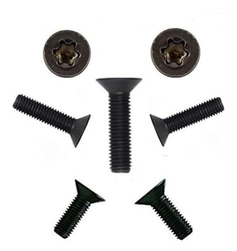 Senkkopfschrauben DIN 965 TORX Edelstahl SCHWARZ M5 (100, 5 x 16) von Generisch