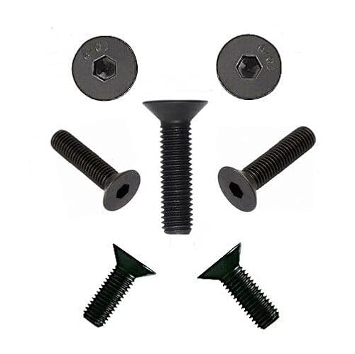 Senkkopfschrauben Schwarz Edelstahl DIN 7991 M3 M4 M5 M6 M8 M10 Senkschraube (25, M3 x 25) von Generisch
