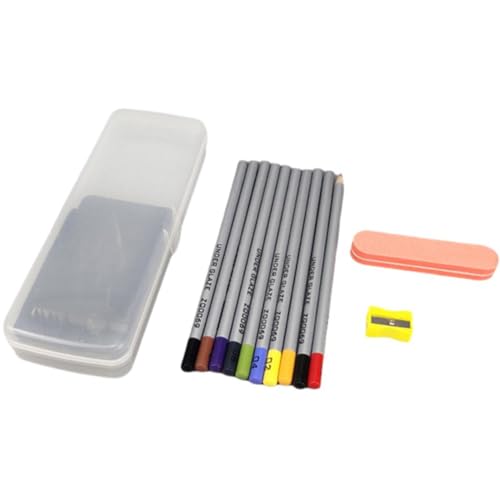 Set mit 10 Unterglasurstiften, Glasur-Werkzeuge für Töpferwaren, die beliebtesten Farben Keramik und Unterglasur zum Dekorieren, ohne Set mit 10 Unterglasurstiften, Glasur-Werkzeuge für Töpferwaren, die beliebtesten Farben Keramik und Unterglasur zum Dekorieren, ohne von Generisch