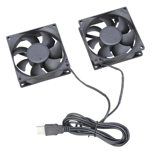 Silents 8025 USB-Lüfter, 8 cm, 5 V, 1,5 W, für PC-Spielekonsolen und 3D-Drucker, 32 CFM Silents 8025 USB-Lüfter, 8 cm, 5 V, 1,5 W, für PC-Spielekonsolen und 3D-Drucker, 32 CFM von Generisch