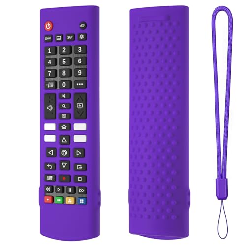 Silikon-Schutzhülle für LG TV-Fernbedienung, Schutzhülle für Controller, mit Umhängeband, rutschfeste Silikon-Fernbedienung für LG Smart TV-Fernbedienung, AKB7-Serie Silikon-Schutzhülle für LG TV-Fernbedienung, Schutzhülle für Controller, mit Umhängeband, rutschfeste Silikon-Fernbedienung für LG Smart TV-Fernbedienung, AKB7-Serie von Generisch