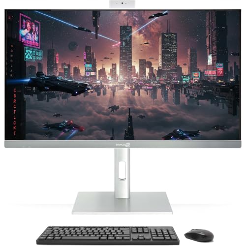 Simpletek All in One PC 27" 4K Core i7 8. Generation | GTX 1660 6GB GDDR6 Windows 10 Pro 16GB RAM 480GB SSD | Desktop-PC Gaming Grafik, Videomontage von Generisch