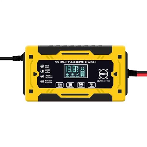 Smart 12V -Auto -Ladegerät - 6A Rinnle Battery Attinger, tragbares Ladegerät | Intelligenter Schwimmermodus mit Sicherheitsmerkmalen, schnellem Stromversorgung für Motorräder, Boot, Wohnmobil, LKW, Ra Smart 12V -Auto -Ladegerät - 6A Rinnle Battery Attinger, tragbares Ladegerät | Intelligenter Schwimmermodus mit Sicherheitsmerkmalen, schnellem Stromversorgung für Motorräder, Boot, Wohnmobil, LKW, Ra von Generisch