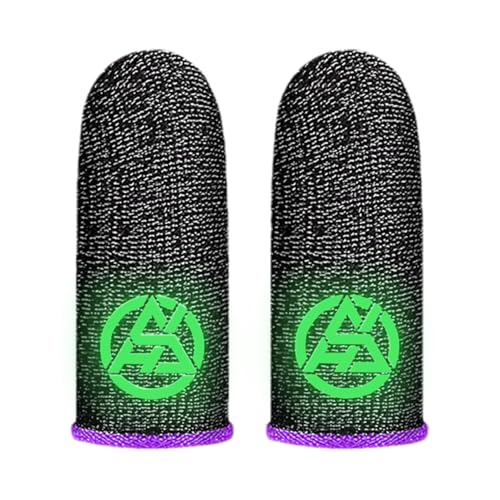 Smartphone-Fingerhülsen – flexible Fingerhülsen, Anti-Schweiß-Fingerhüllen, Daumenhülsen, Handyspiel, cool, atmungsaktiv, Daumenabdeckung für die meisten Menschen, Fingergröße, Handy Smartphone-Fingerhülsen – flexible Fingerhülsen, Anti-Schweiß-Fingerhüllen, Daumenhülsen, Handyspiel, cool, atmungsaktiv, Daumenabdeckung für die meisten Menschen, Fingergröße, Handy von Generisch