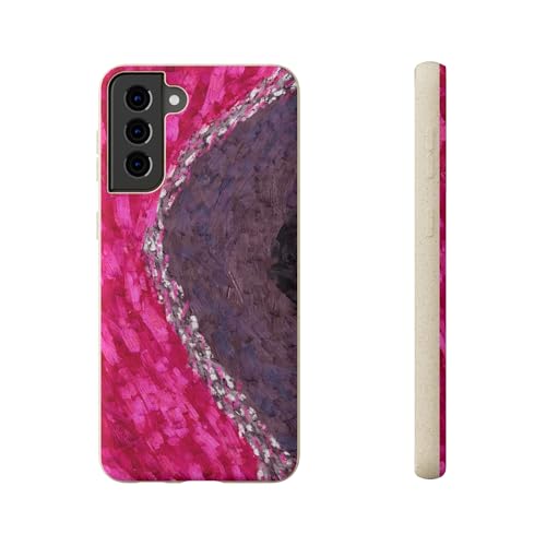 Smartphone-Hülle, biologisch abbaubar, Coral, für Samsung Galaxy S21 Plus (Himbeere) von Generisch