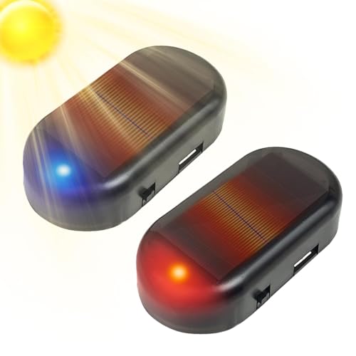 Solarbetriebener Auto-Alarm, simulierter Attrappen-Alarm, Auto-Alarm mit USB-Ladeanschluss, Sicherheitssystem, gefälschte LED-Blinklicht, Autozubehör für die meisten Autos Solarbetriebener Auto-Alarm, simulierter Attrappen-Alarm, Auto-Alarm mit USB-Ladeanschluss, Sicherheitssystem, gefälschte LED-Blinklicht, Autozubehör für die meisten Autos von Generisch