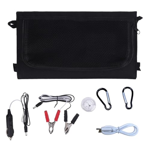 Solarladegerät - Solar -Ladegerät Im Freien | Tri-Fach Tragbarer Solars Battery Generator Panel | 100W Doppel USB -Laptop, Smartphone, Tablet Power Bank Zum Angeln, Wandern, Camping Und Roadtrip Solarladegerät - Solar -Ladegerät Im Freien | Tri-Fach Tragbarer Solars Battery Generator Panel | 100W Doppel USB -Laptop, Smartphone, Tablet Power Bank Zum Angeln, Wandern, Camping Und Roadtrip von Generisch