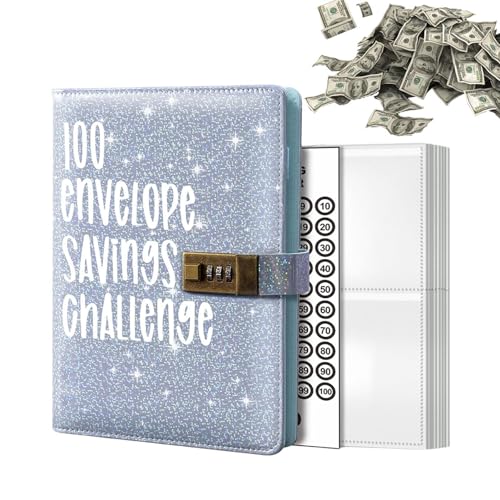 Spar Challenge Für Budgetplaner, 100 Envelope Saving Challenge, A6 Sparchallenge Budgetordner Budget Planner, Budget Ordner, Geld Organizer, Einfache Und Unterhaltsame von Generisch