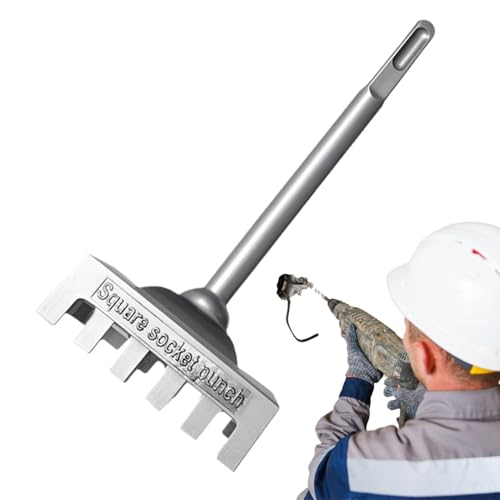 Square Hole Cutter, Precise Slot Puncher, Electrical Boxes, 3.34 X 1.77 X0.98inch, Portable Cutout Saw, Ideal for Electricians and Home Improvement Projects Square Hole Cutter, Precise Slot Puncher, Electrical Boxes, 3.34 X 1.77 X0.98inch, Portable Cutout Saw, Ideal for Electricians and Home Improvement Projects von Generisch