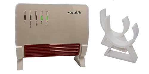 Ständer kompatibel mit AVM Fritzbox 6670 Cable | Füße | Halter | Kompatibles Zubehör (Weiß) - kein originalteil von Generisch