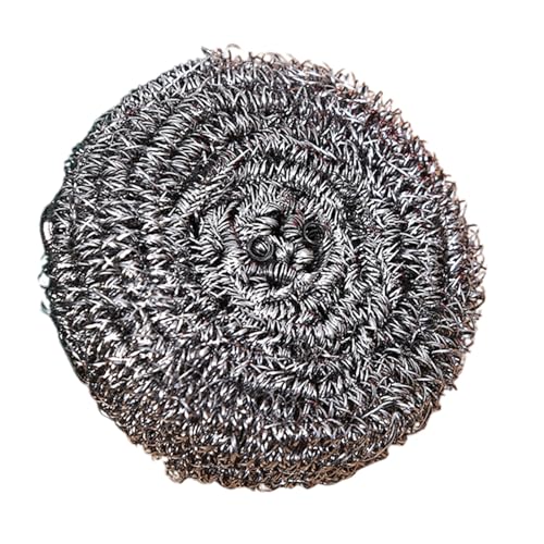 Steel Wool Scrubber, Tight Weaving Process, Steel Wool Reusable Metal Sponge, Non-Scratch Multipurpose Home Cleaning Supplies, for Dishwashing, Oven, Grill, Cookware von Generisch
