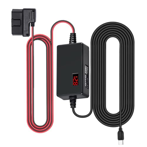 Step-Down-Konverterkabel Dashcam Adapter USB C 12v-24v auf 5V | Netzteil des Fahrrekorders mit Überstromschutz, digitaler Anzeigekabel für LKW S von Generisch
