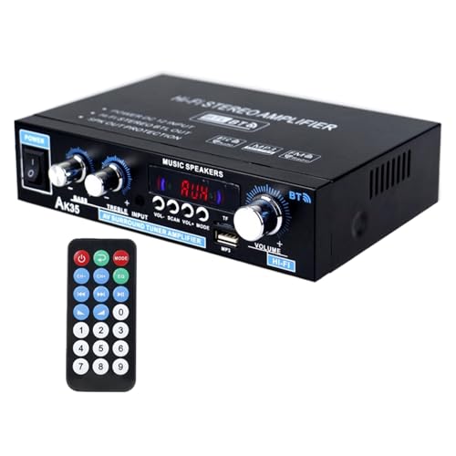 Stereo-Receiver | Mini Stereoempfänger | Kabelloser HiFi Surround Player mit Multimode für TV, Mikrofon, Karaoke, Heimkino, Radio & Garage Stereo-Receiver | Mini Stereoempfänger | Kabelloser HiFi Surround Player mit Multimode für TV, Mikrofon, Karaoke, Heimkino, Radio & Garage von Generisch