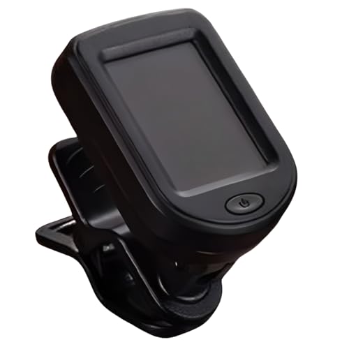 -Stimmgerät für Gitarre, zum Anklippen, für E-Gitarre, digitales LCD-Display, 360 Grad drehbar, Saiteninstrument, Stimmwerkzeug für Bass, Ukulele, Banjo und Violine von Generisch