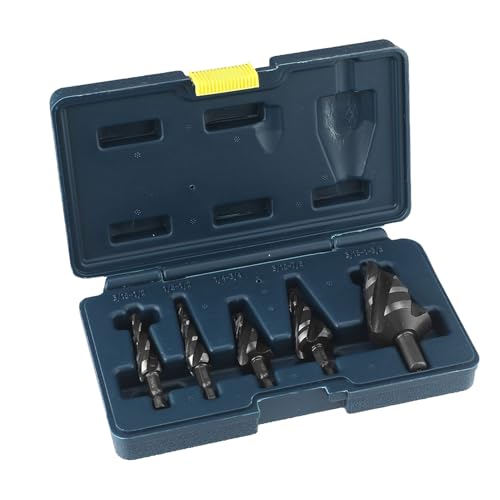Stufenbohrer - Stufenbohrer-Set für Metall | HSS Stufenbohrer Für Bohrungen In Aluminium Edelstahl PP Holz Stufenbohrer - Stufenbohrer-Set für Metall | HSS Stufenbohrer Für Bohrungen In Aluminium Edelstahl PP Holz von Generisch
