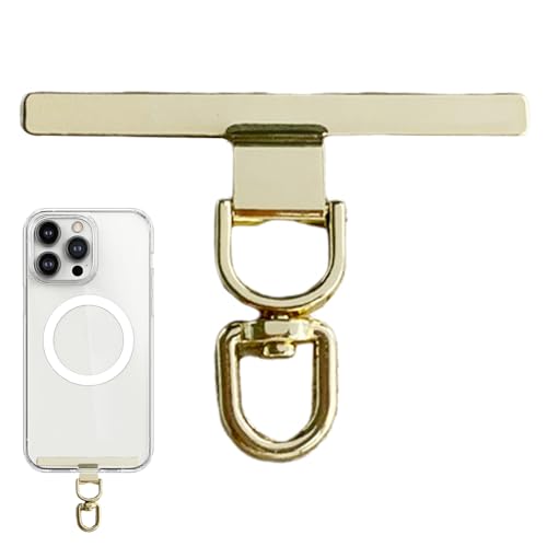 TEIL LANYARD SEVENTIONS - Mobile Patcheinsatz, Telefon -Tether -Pad | Langlebige Halter -Befestigungsstück, Verstärkungsgurtmontageplatte, Mobiltelefonsicherheitszubehör für Pendelveranstaltungen von Generisch