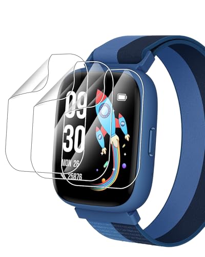 TPU-Displayschutzfolie für Biggerfive Brave 2 Kinder-Smartwatch mit hohem Aluminium-Fuchsrand – Schützen Sie Ihr Gerät mit strapazierfähiger Folie, 3 Stück TPU-Displayschutzfolie für Biggerfive Brave 2 Kinder-Smartwatch mit hohem Aluminium-Fuchsrand – Schützen Sie Ihr Gerät mit strapazierfähiger Folie, 3 Stück von Generisch
