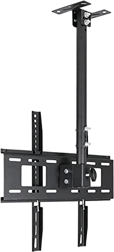 TV-Deckenhalterung, Schwenk- und Neigbare Halterung für 66 bis 152 cm Flachbildschirme und gebogene Fernseher – passend für mehrere VESA-Muster – TV-Halterungsständer TV-Deckenhalterung, Schwenk- und Neigbare Halterung für 66 bis 152 cm Flachbildschirme und gebogene Fernseher – passend für mehrere VESA-Muster – TV-Halterungsständer von Generisch