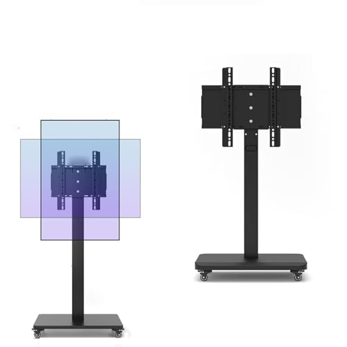 TV-Wagenständer - Abnehmbarer Bodenständer für Flachbildfernseher mit Rädern, Tragfähigkeit bis zu 100 kg, horizontal und vertikal montierbar TV-Wagenständer - Abnehmbarer Bodenständer für Flachbildfernseher mit Rädern, Tragfähigkeit bis zu 100 kg, horizontal und vertikal montierbar von Generisch