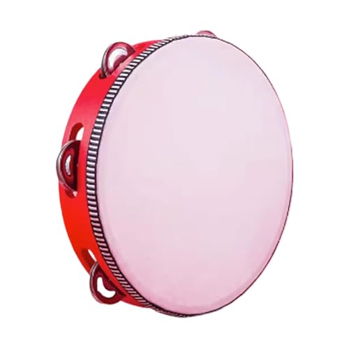 Tambourine - Drum | 8 Zoll Beginner Tambourines, Professional Educational Percussion Instrument For Adults Music Lessons, Handheld Drum For Kids Adults, Percussion Beginners Tambourine - Drum | 8 Zoll Beginner Tambourines, Professional Educational Percussion Instrument For Adults Music Lessons, Handheld Drum For Kids Adults, Percussion Beginners von Generisch