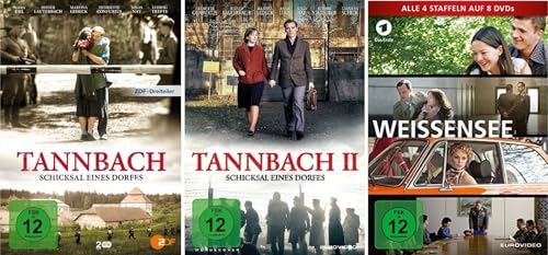Tannbach 1+2 / Weissensee Box 1-4 - 2 Kompletten Serien im Set - Deutsche Originalware [12 DVDs] von Generisch